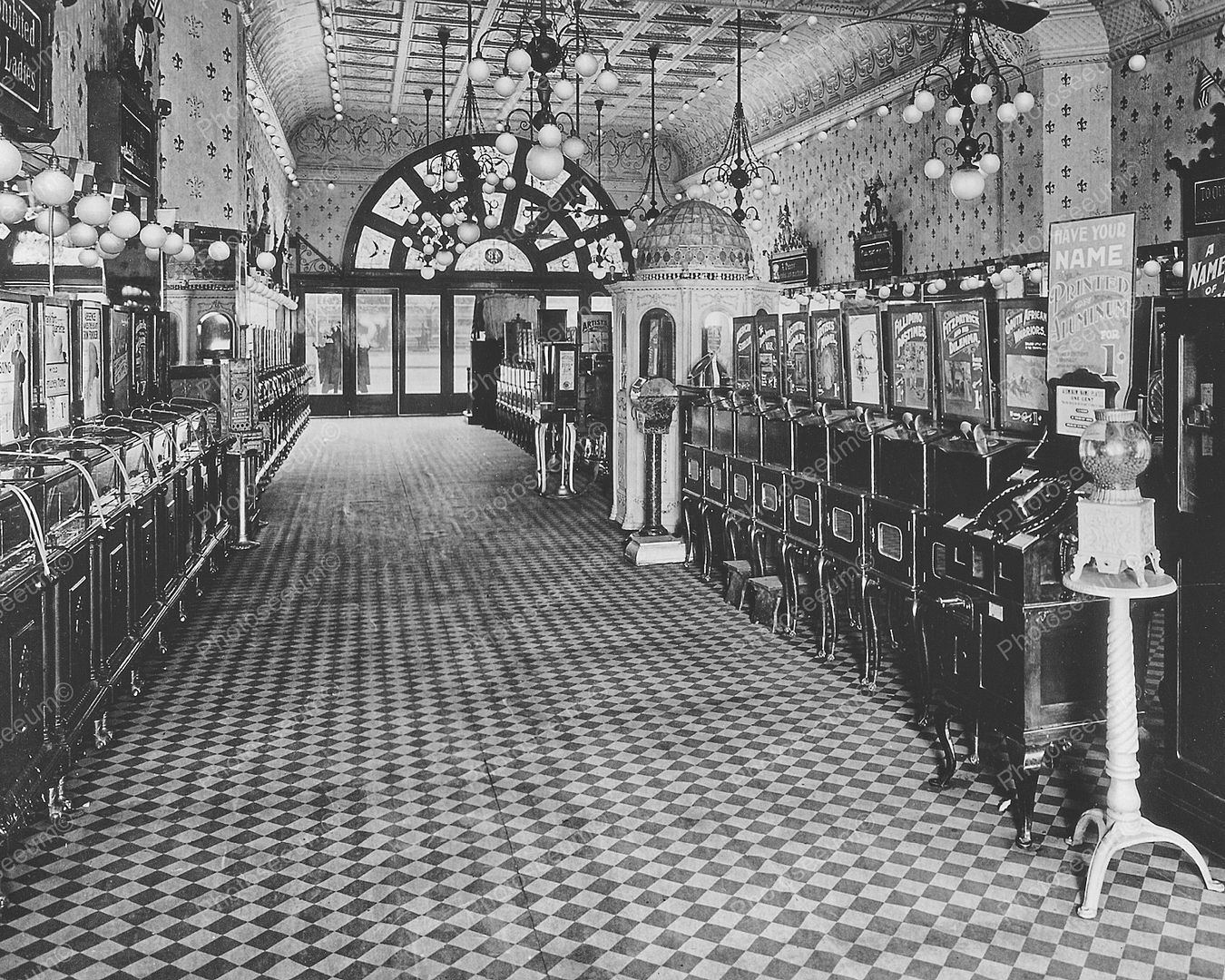 Photo Of Arcade In New York 1890s Vintage 8x10 Reprint Of Old Photo 3